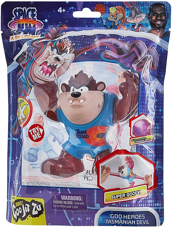 Space Jam: A New Legacy - Super Stretchy Hero Goo Jit Zu - Tasmanian Devil