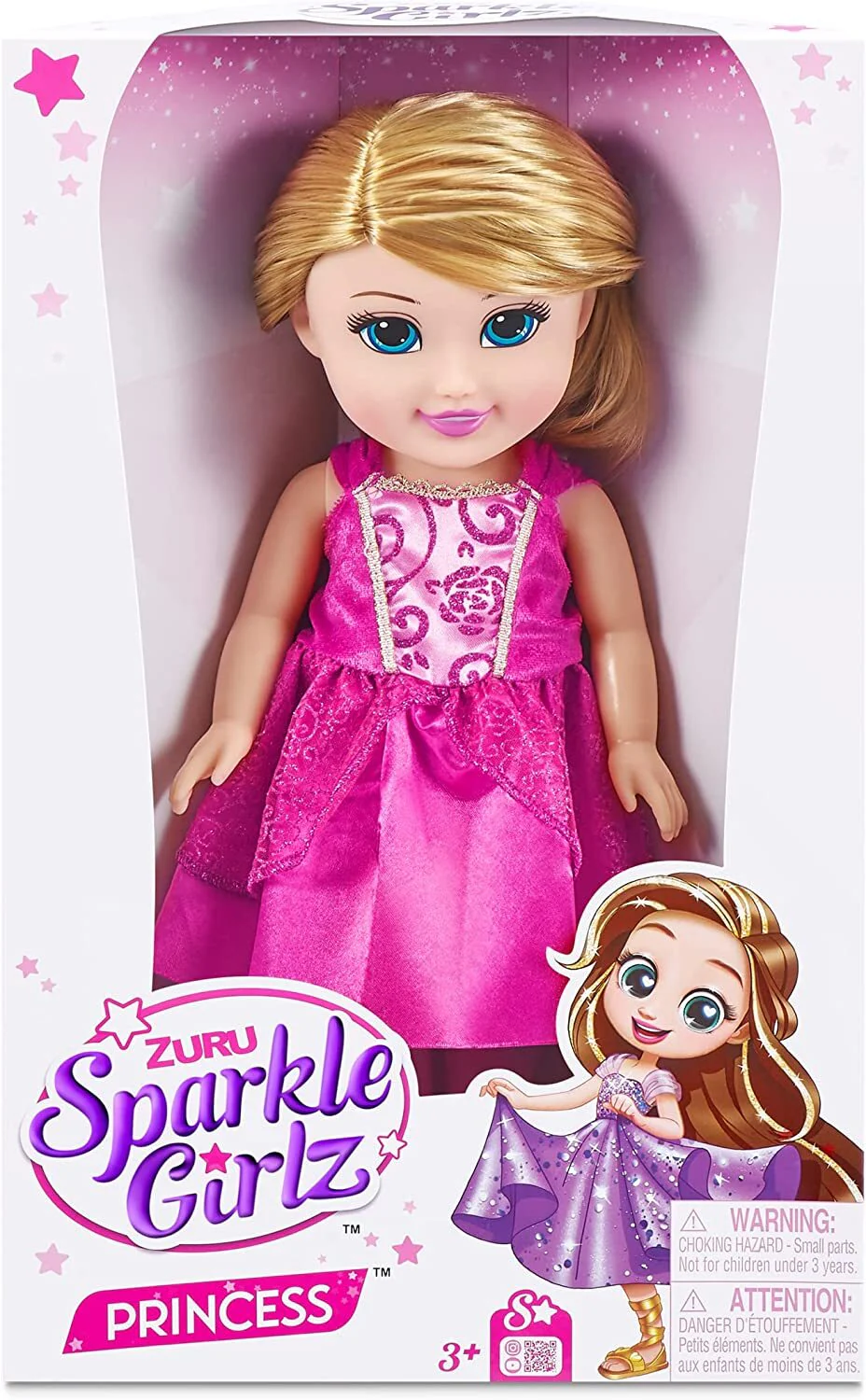SPARKLE GIRLZ 13" PRINCESS TODDLER DOLLS ASSORTMENT