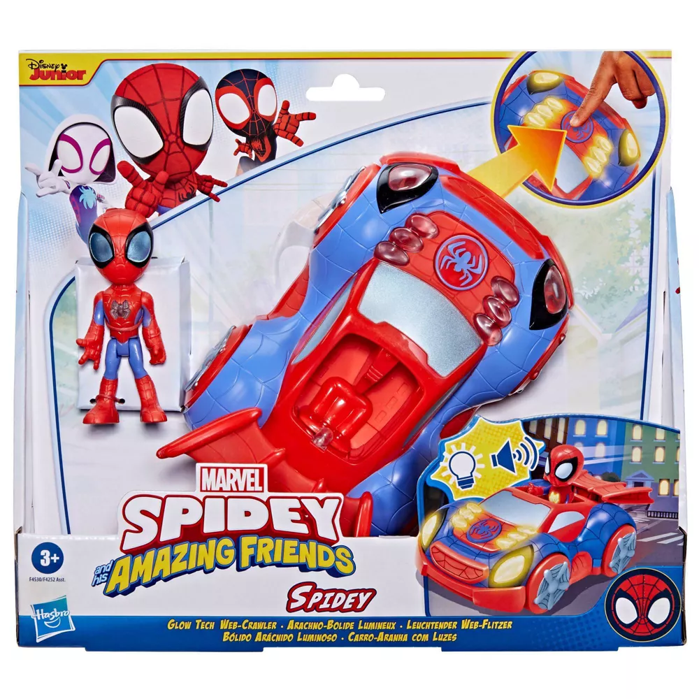 SPIDEY AMAZING FRIENDS - GLOW TECH WEB CRAWLER - SPIDEY - Image 2