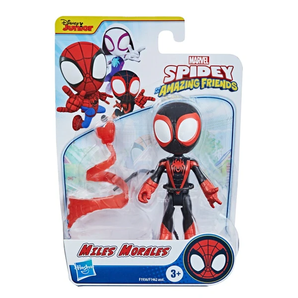SPIDEY AMAZING FRIENDS HERO FIGURE MILES MORALES SPIDERMAN