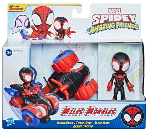 SPIDEY AMAZING FRIENDS HERO FIGURE SET - MILES MORALES