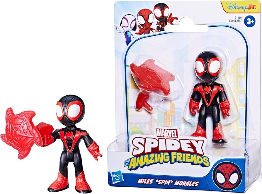 SPIDEY AND FRIENDS - MILES 'SPIN' MORALES 3INCH FIGURINE - Image 2