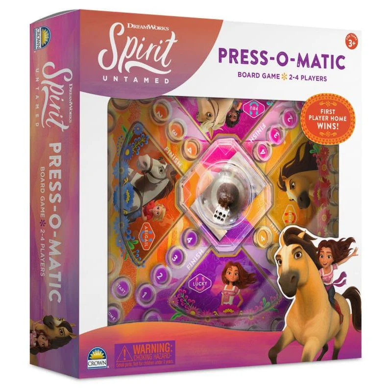 SPIRIT PRESS O MATIC BOARD GAME