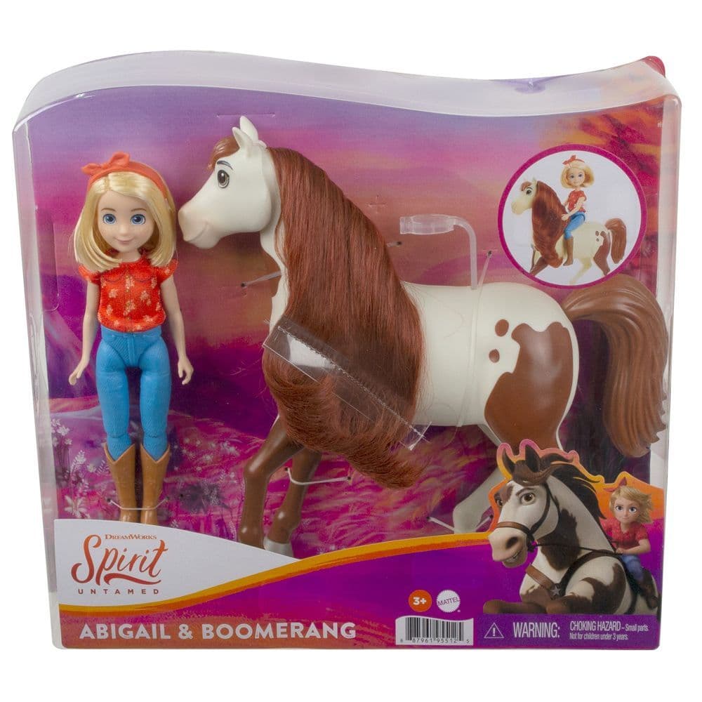 SPIRIT UNTAMED DOLL AND HORSE - ABIGAIL & BOOMERANG