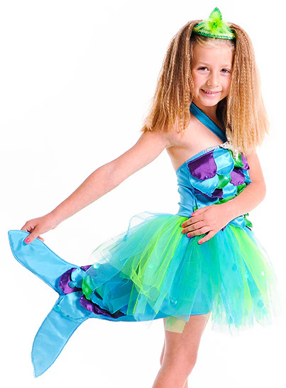SPLASH MERMAID DRESS - SMALL