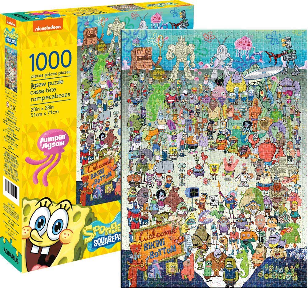 SPONGEBOB SQUAREPANTS CAST 1000 PC