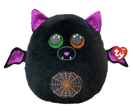 SQUISH A BOO EERIE BAT BLACK - 14 INCH