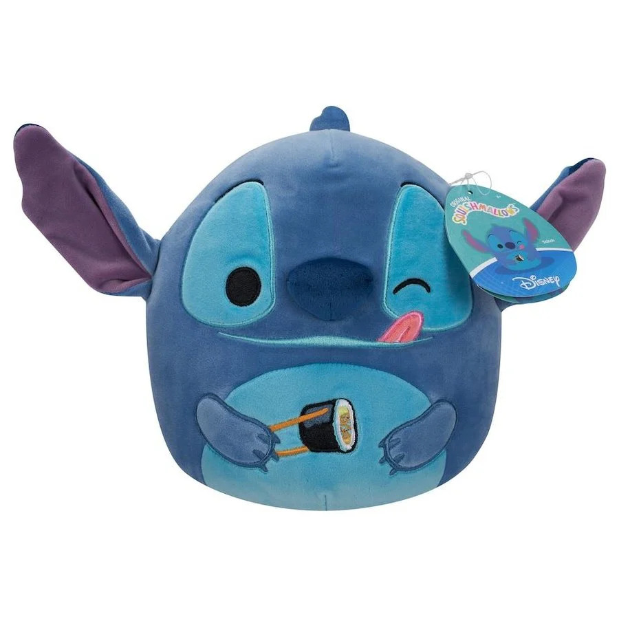 SQUISHMALLOWS 10 INCH - DISNEY STITCH WITH SUSHI ROLL