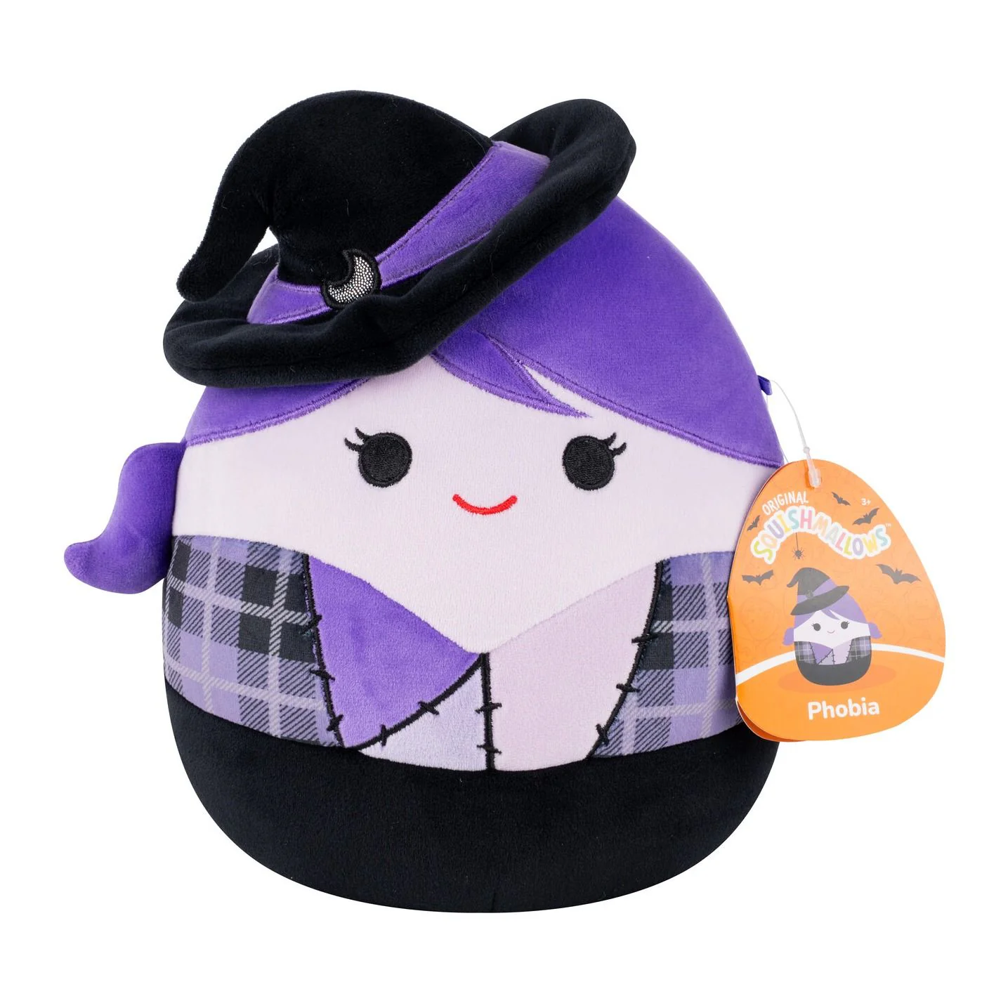 SQUISHMALLOWS 12 INCH PLUSH - 2025 HALLOWEEN COLLECTION - PHOBIA THE PURPLE WITCH