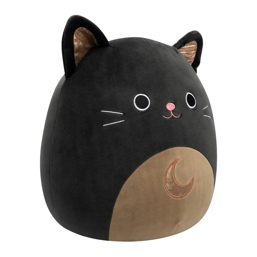 SQUISHMALLOWS 12 INCH PLUSH - 2025 HALLOWEEN COLLECTION - MONK THE BLACK CAT - Image 2