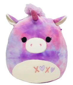 SQUISHMALLOWS - 12 INCH VALENTINE'S HEART ASSORTMENT B - LOLA THE UNICORN