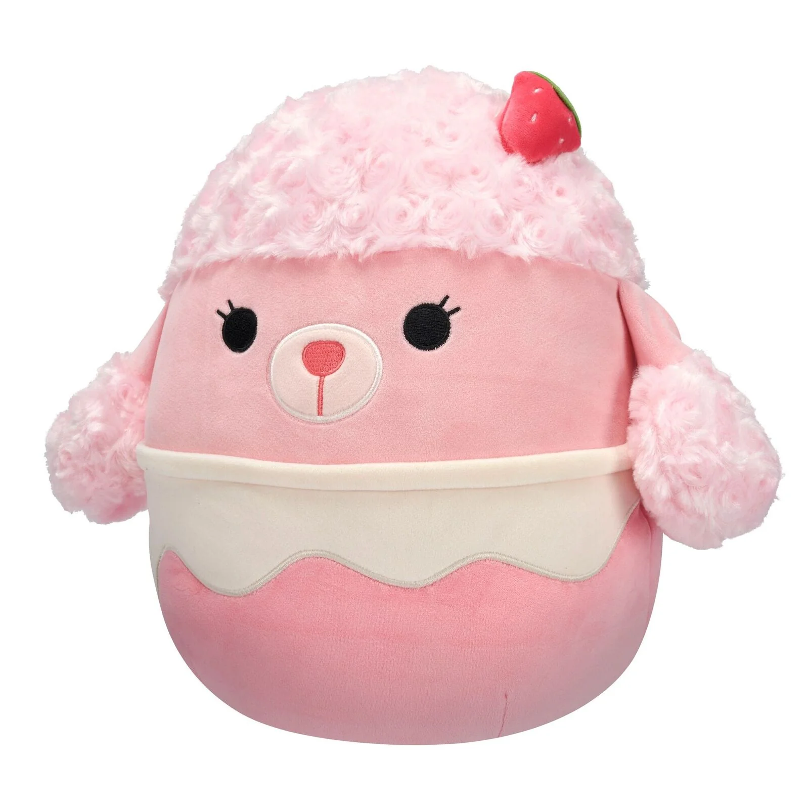 SQUISHMALLOWS 16 INCH PLUSH - CHLOE THE STRAWBERRY MILK PINK POODLE - Image 2