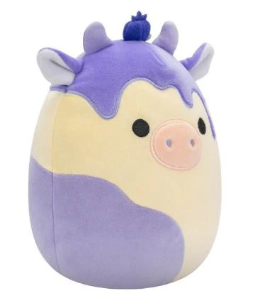 SQUISHMALLOWS 7.5 INCH PLUSH - BENITO THE BLUEBERRY CHEESECAKE COW - Image 2