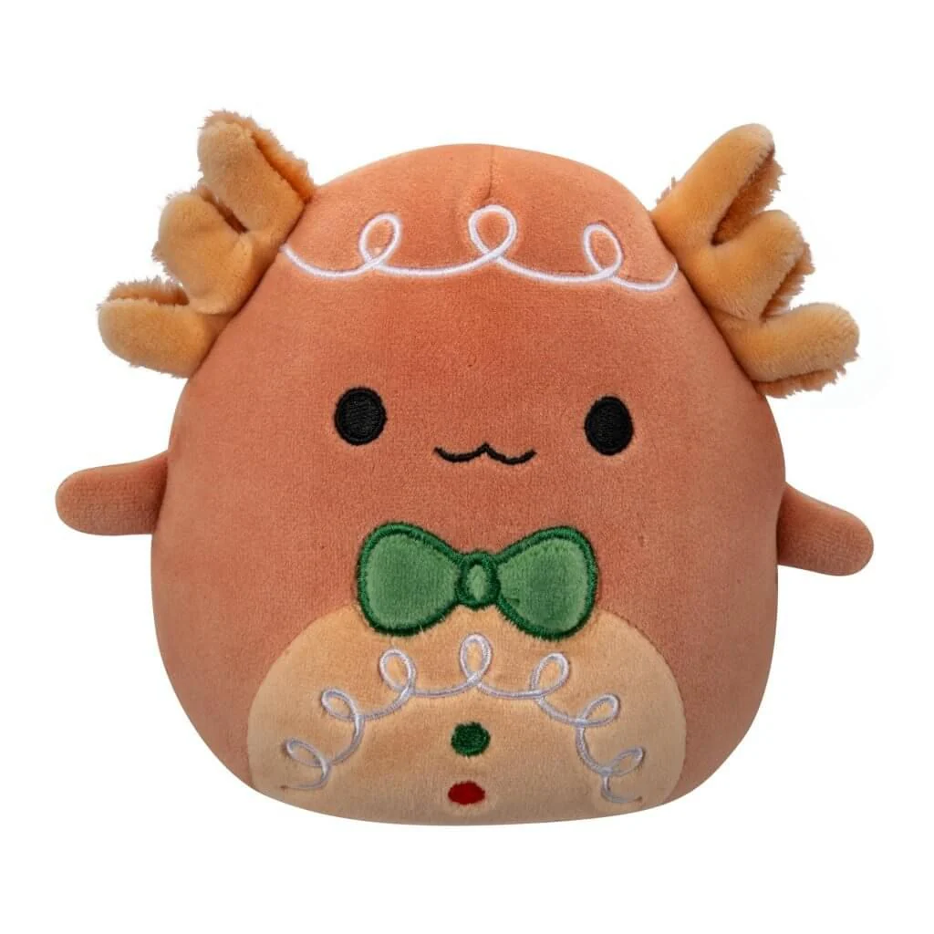 SQUISHMALLOWS - 7.5 INCH PLUSH - CHRISTMAS - DEN THE GINGERBREAD AXOLOTYL