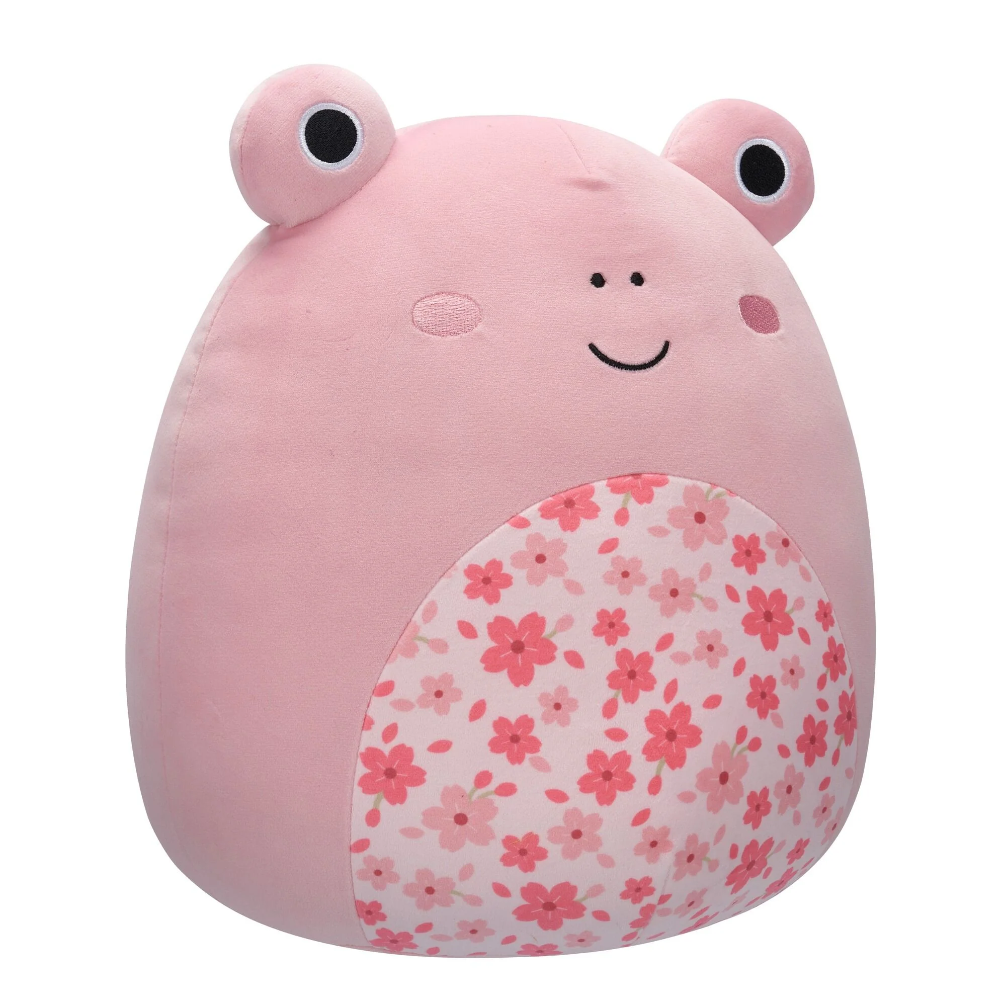 SQUISHMALLOWS 7.5 INCH PLUSH - KLINE THE PINK FROG WITH SAKURA FLOWER DETAIL - Image 2