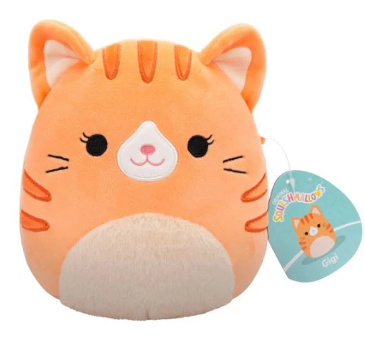 SQUISHMALLOWS - 7.5 INCH PLUSH - GIGI THE GINGER CAT