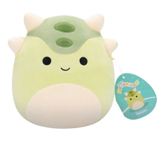 SQUISHMALLOWS - 7.5 INCH PLUSH - NOLAN THE ANKYLOSAURUS