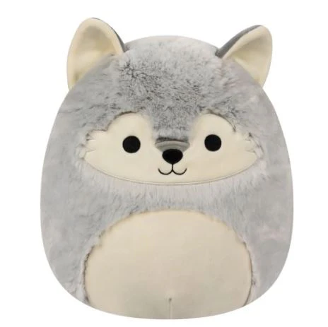 SQUISHMALLOWS -  FUZZAMALLOW 12 INCH PLUSH - WILLY THE WOLF