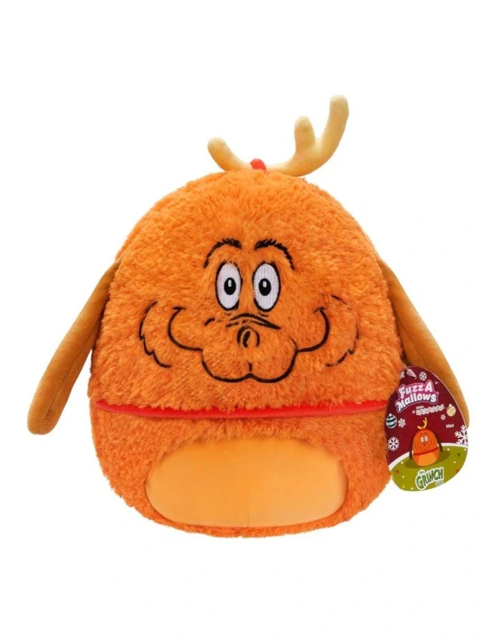 SQUISHMALLOWS FUZZAMALLOWS 8 INCH PLUSH - THE GRINCH - MAX THE DOG