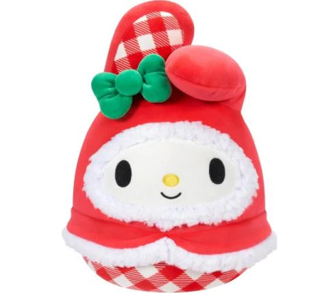 SQUISHMALLOWS - HELLO KITTY AND FRIENDS 10 INCH PLUSH - CHRISTMAS MY MELODY