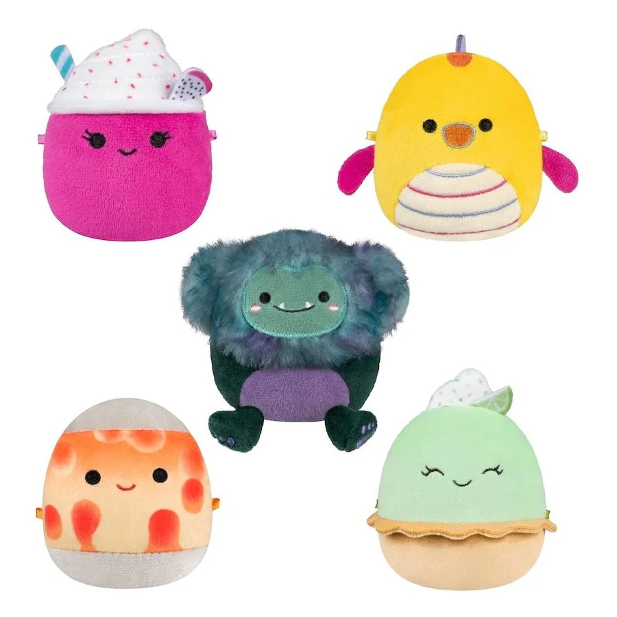 SQUISHMALLOWS MICROMALLOWS 2.5 INCH PLUSH 5 PACK - ADELLE, LARGO, NICOTA, JT, LEIF - Image 2