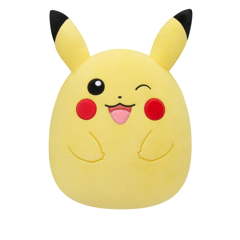 SQUISHMALLOWS - POKEMON WAVE 3 10 INCH PLUSH - WINKING PIKACHU