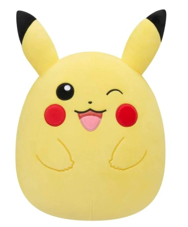 SQUISHMALLOWS - POKEMON WAVE 3 14 INCH PLUSH - WINKING PIKACHU