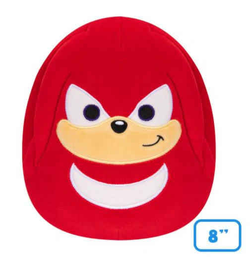 SQUISHMALLOWS - SEGA SONIC 8 INCH PLUSH - KNUCKLES THE ECHIDNA