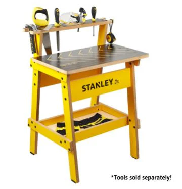 STANLEY JR. - KID'S WOODEN WORKBENCH SET - Image 3