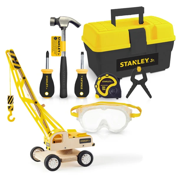 STANLEY JR TOOLBOX & 6 TOOLS SET