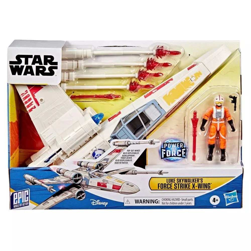 STAR WARS - 4 INCH LUKE SKYWALKERS FORCE STRIKE X WING - Image 2