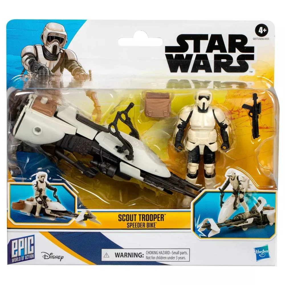 STAR WARS - 4 INCH SPEEDER BIKE - SCOUT TROOPER - Image 2