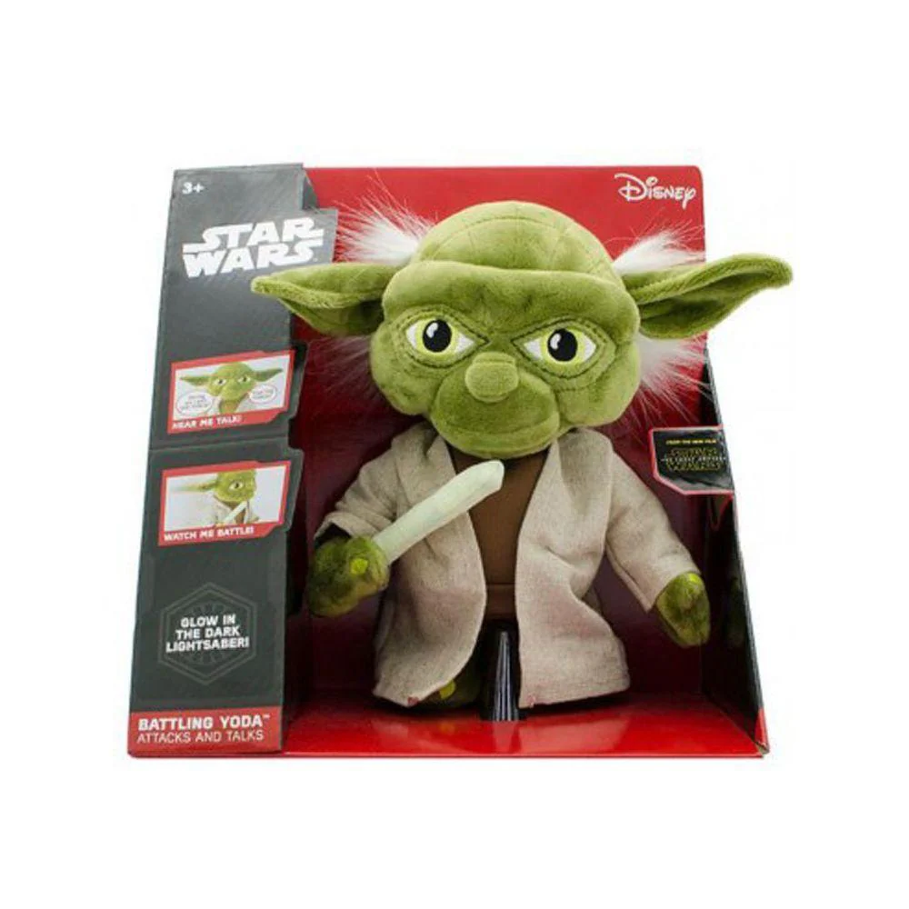 STAR WARS BATTLING YODA PLUSH