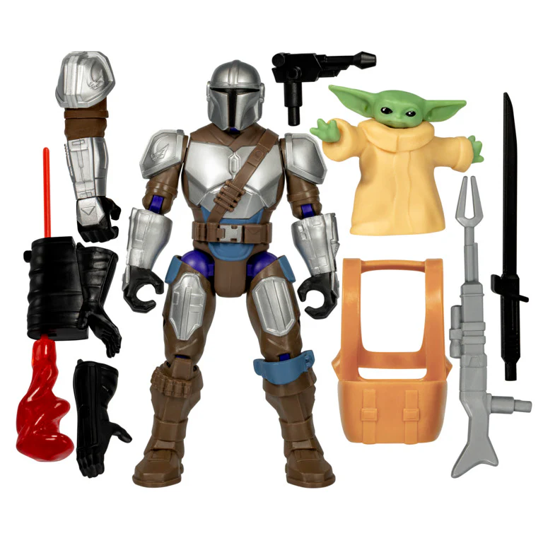 MIX MASHERS DELUXE FIGURE - MANDO AND GROGU - Image 3