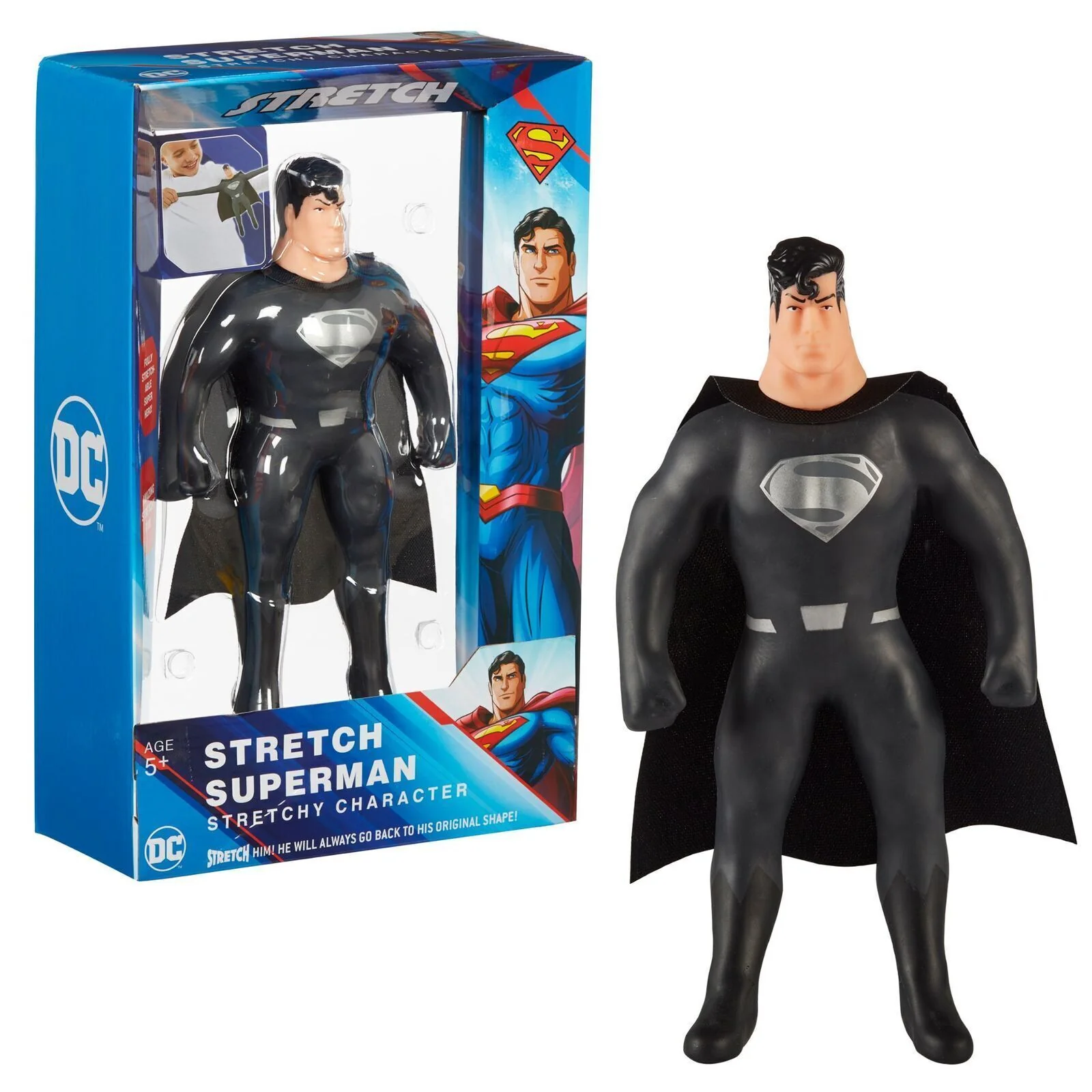 SUPERMAN 10” STRETCH FIGURE BY CHARACTER