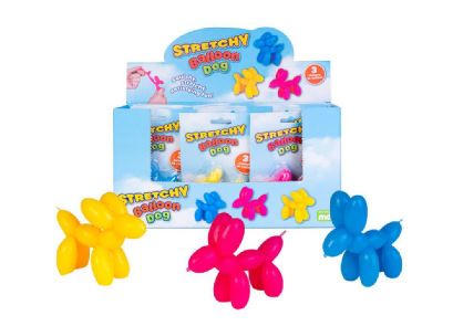 STRETCHY BALLOON DOGS - 3 COLOURS