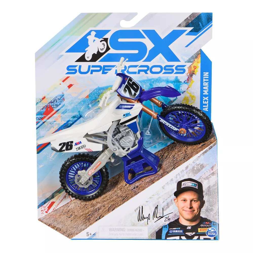 SUPERCROSS 1:10 DIE CAST COLLECTOR MOTORCYCLE - ALEX MARTIN