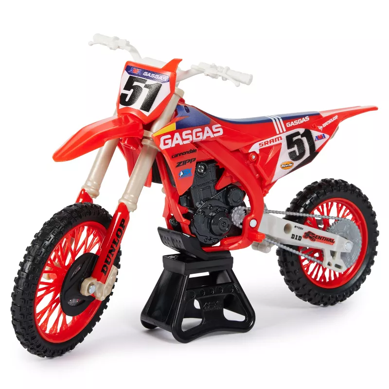 SUPERCROSS 1:10 DIE CAST COLLECTOR MOTORCYCLE - JUSTIN BARCIA 51 - Image 2