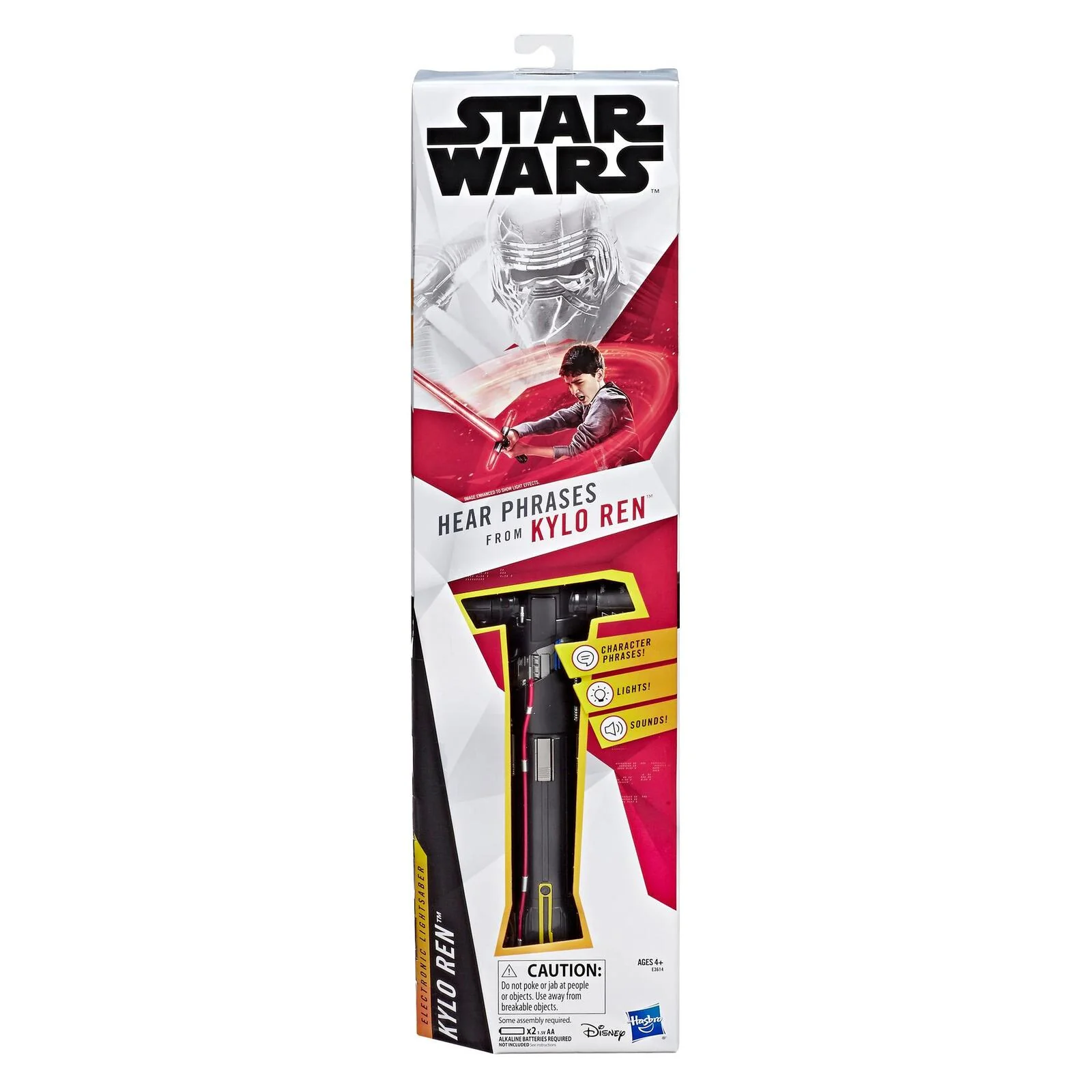 STAR WARS ELECTRONIC KYLO REN ELECTRONIC RED LIGHTSABER