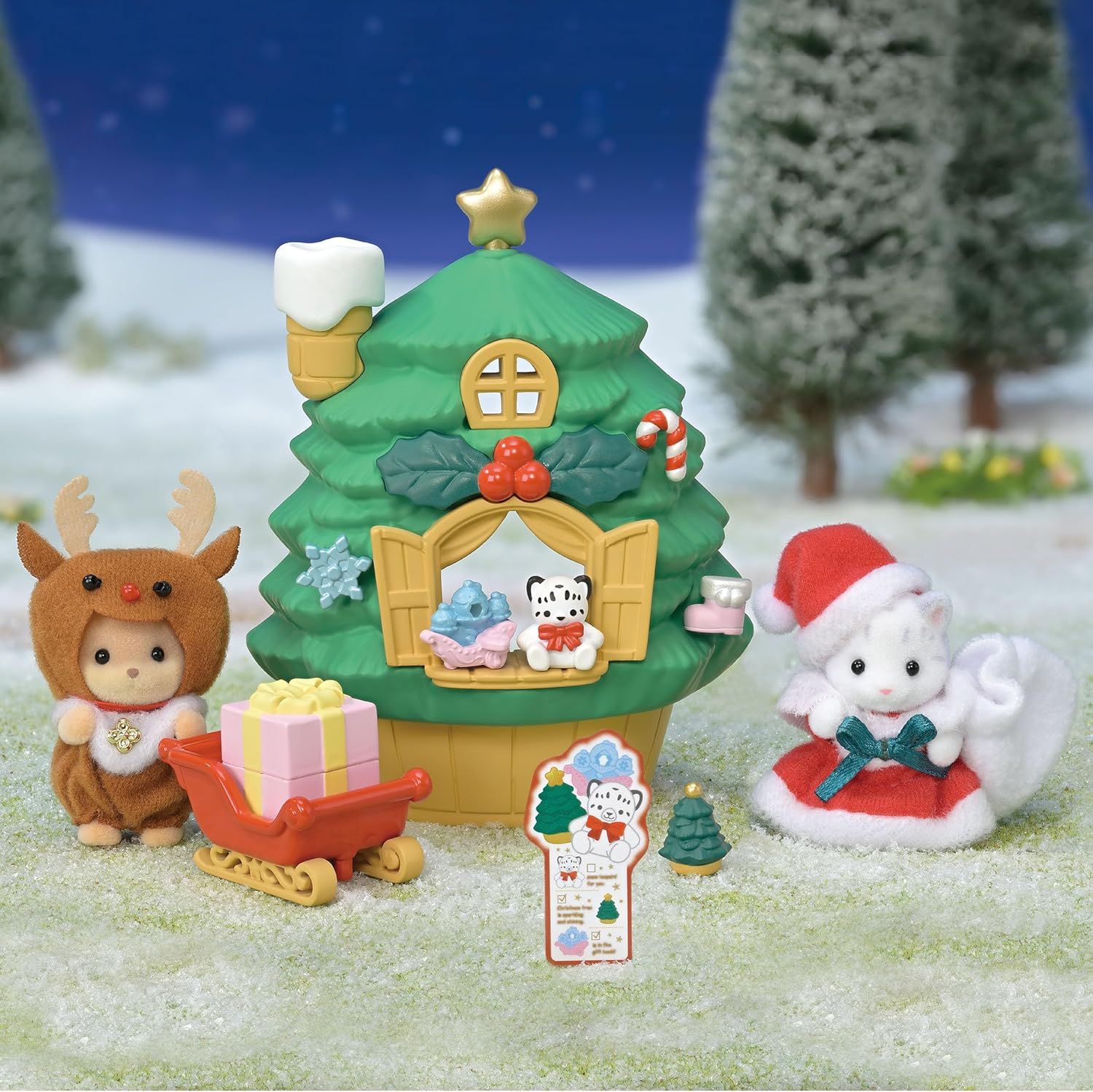 SYLVANIAN FAMILIES - BABY SANTAS CHRISTMAS TREE HOUSE - Image 5