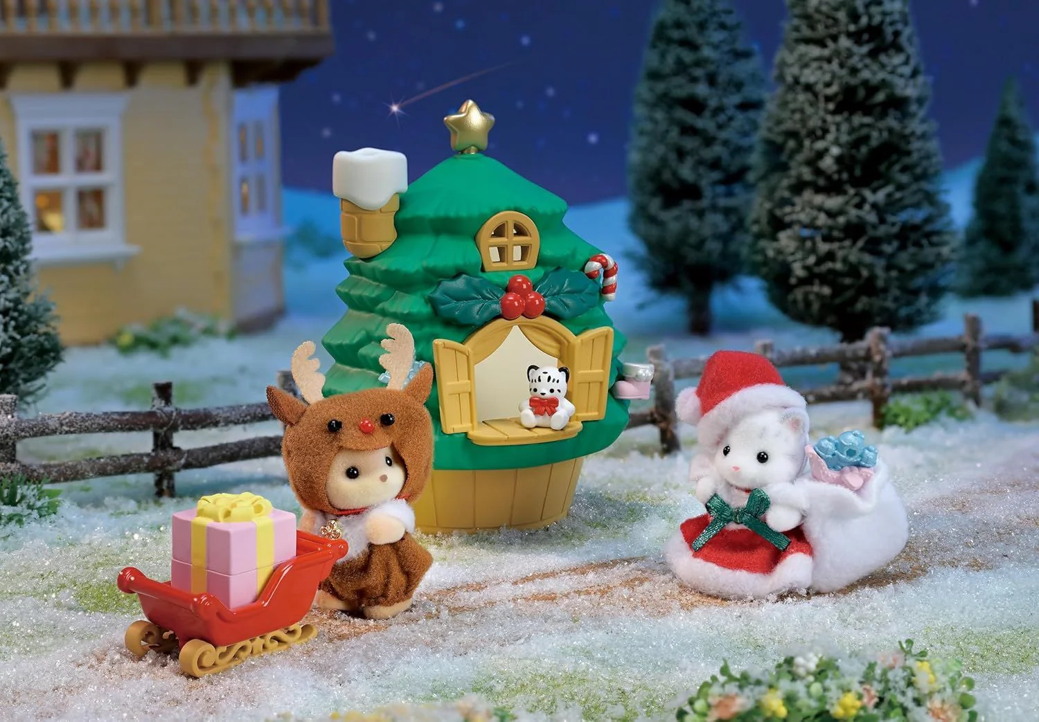 SYLVANIAN FAMILIES - BABY SANTAS CHRISTMAS TREE HOUSE - Image 6