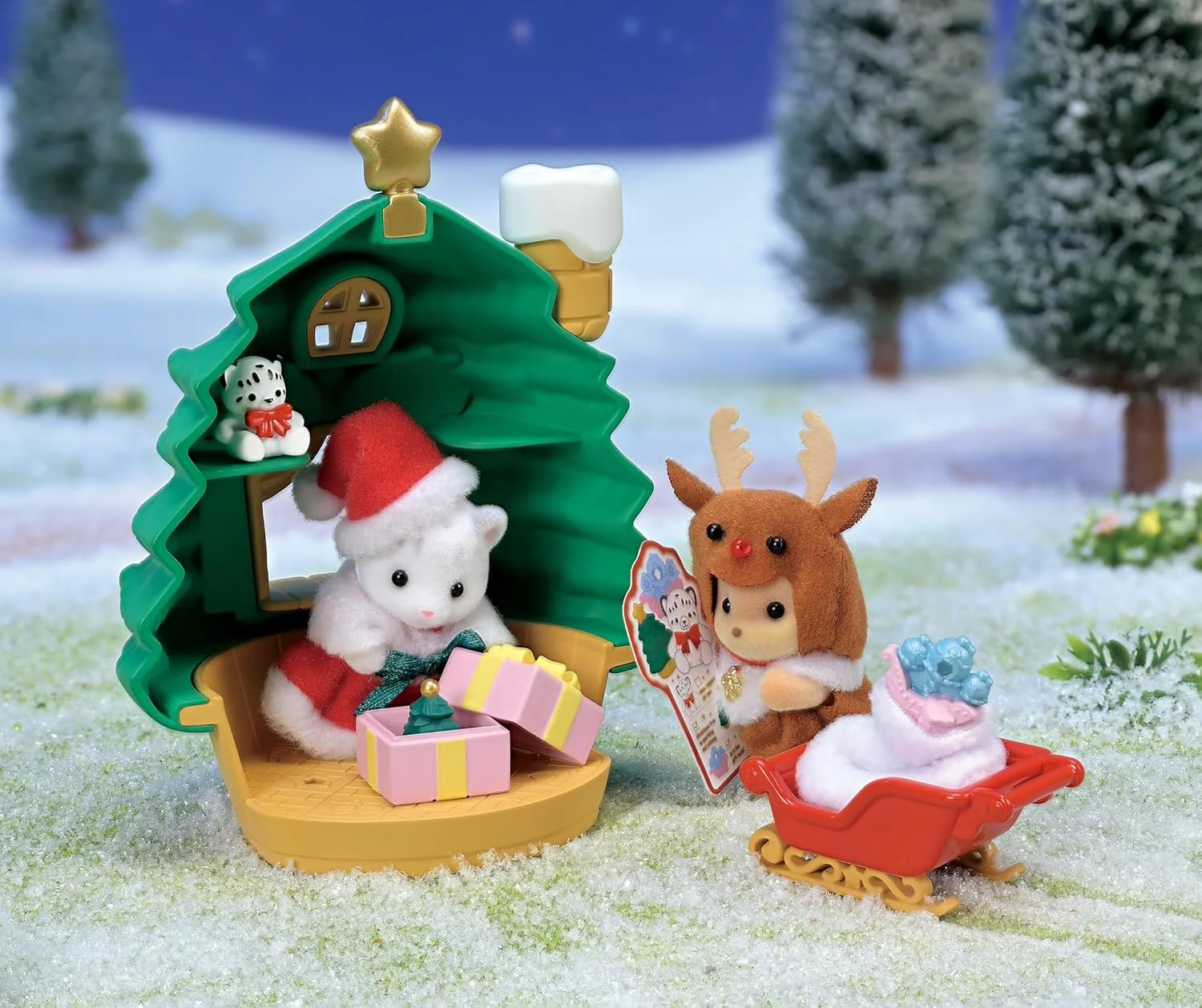SYLVANIAN FAMILIES - BABY SANTAS CHRISTMAS TREE HOUSE - Image 7