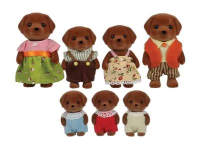 SYLVANIAN FAMILIES- CHOCOLATE LABRADOR FAMILY - Image 2