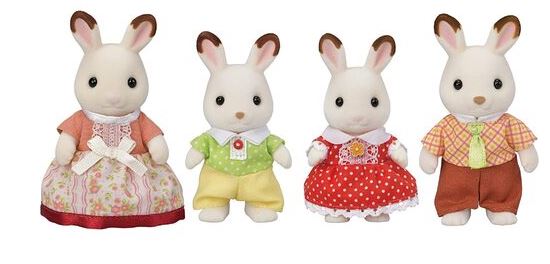 SYLVANIAN FAMILIES - CHOCOLATE RABBIT FAMILY - Image 2