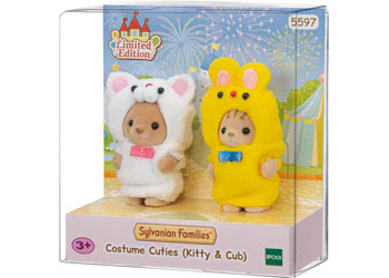 SYLVANIAN FAMILIES COSTUME CUTIES (KITTY & CUB)