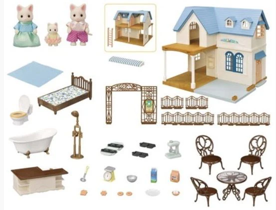 SYLVANIAN FAMILIES COURTYARD HOME GIFT SET - Image 4