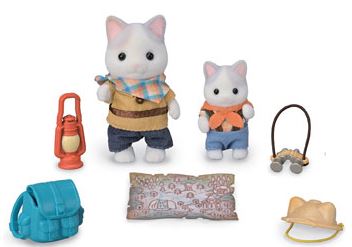 SYLVANIAN FAMILIES - EXCITING EXPLORATION SET - LATTE CAT BROTHER AND BABY - Image 2