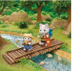 SYLVANIAN FAMILIES - EXCITING EXPLORATION SET - LATTE CAT BROTHER AND BABY - Image 6