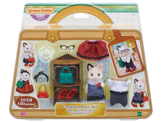 SYLVANIAN FAMILIES FASHION PLAY SET TUXEDO CAT