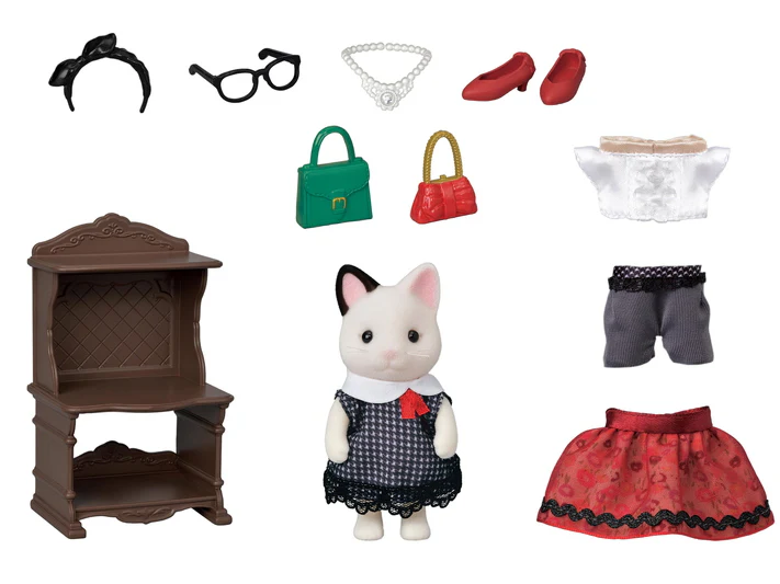 SYLVANIAN FAMILIES FASHION PLAY SET TUXEDO CAT - Image 2